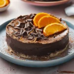 Chocolate orange cheesecake