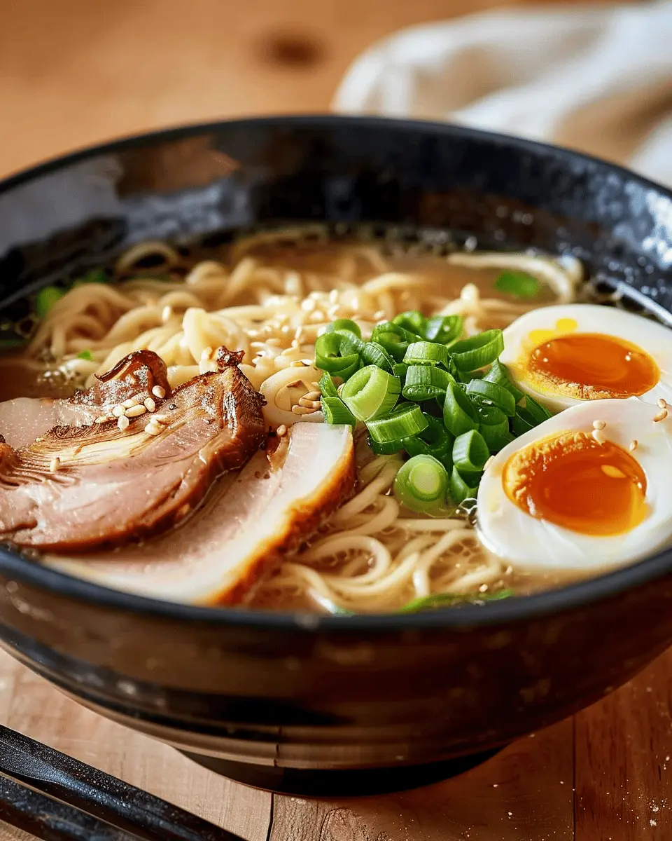 Tonkotsu Ramen at Home: Easy Beef & Turkey Bacon Recipe