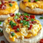 English Muffin Breakfast Pizza Recipe