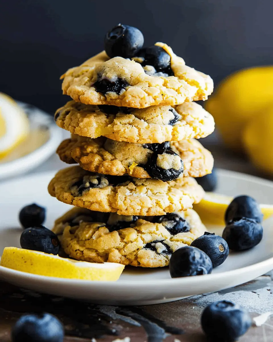The Best Lemon Blueberry Cookies: Soft & Chewy Delight for You