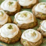 Zucchini Cookies with Cream Cheese Frosting