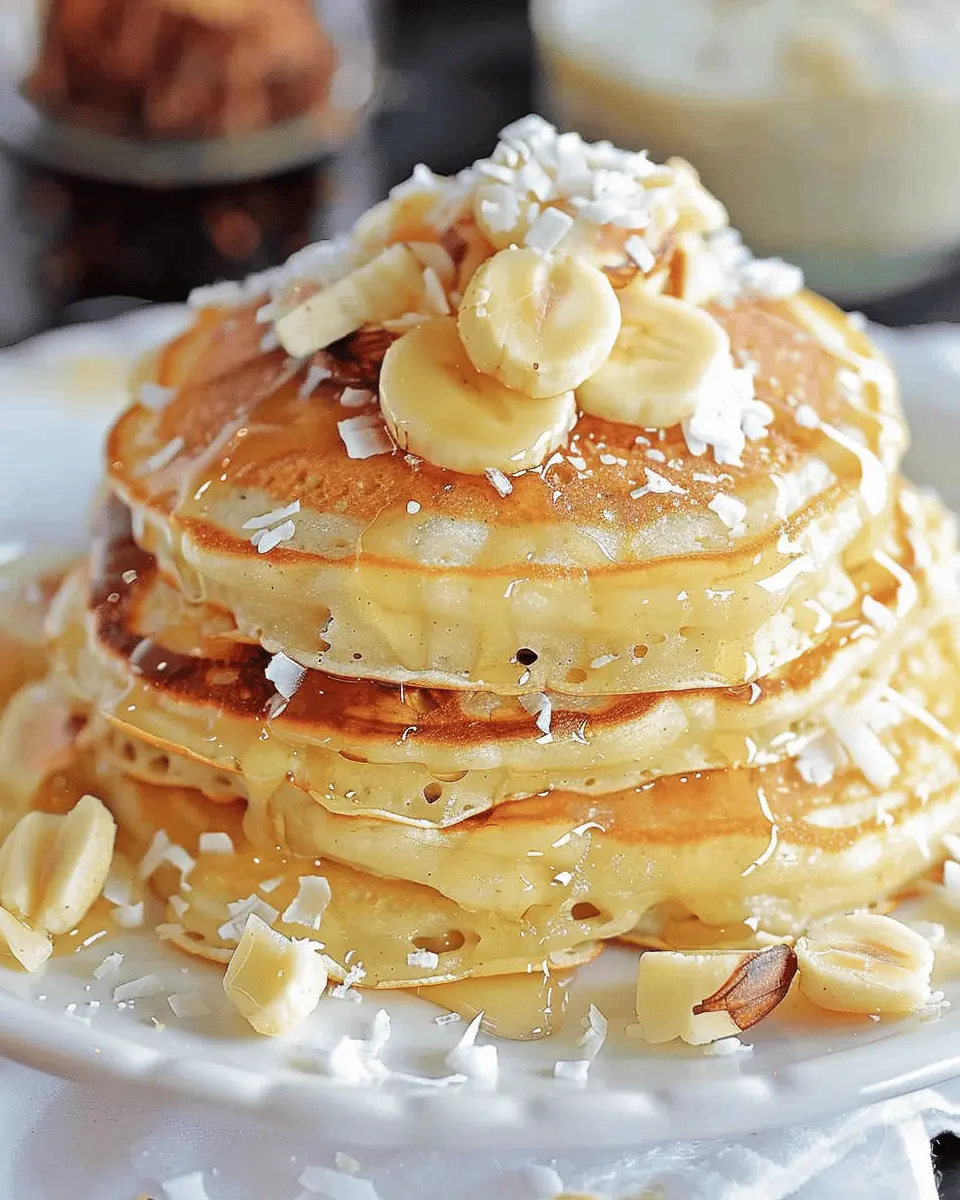 Toasted Coconut Macadamia Pancakes: Indulgent Recipe with Coconut Syrup