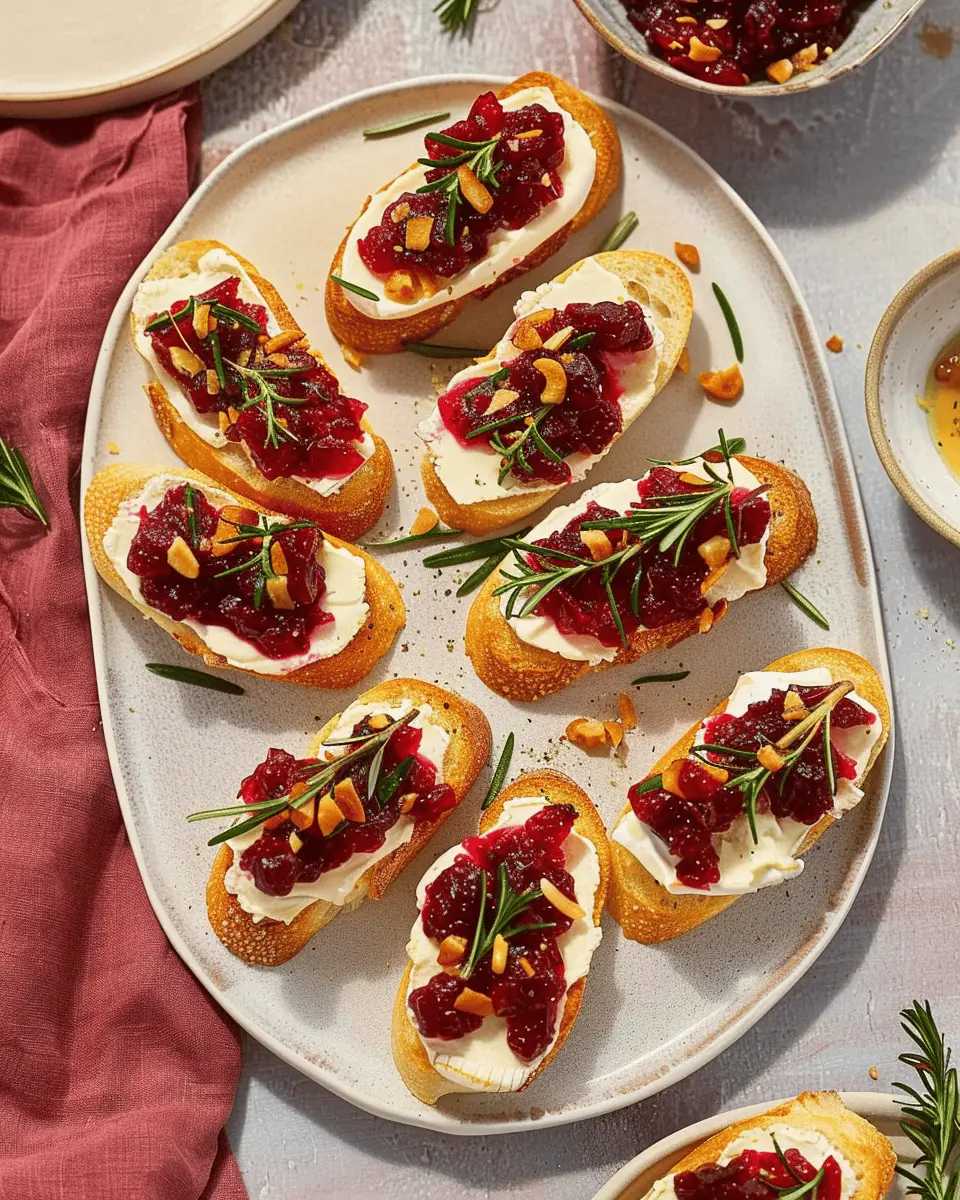 Simple Cranberry Brie Crostini: An Easy & Indulgent Appetizer