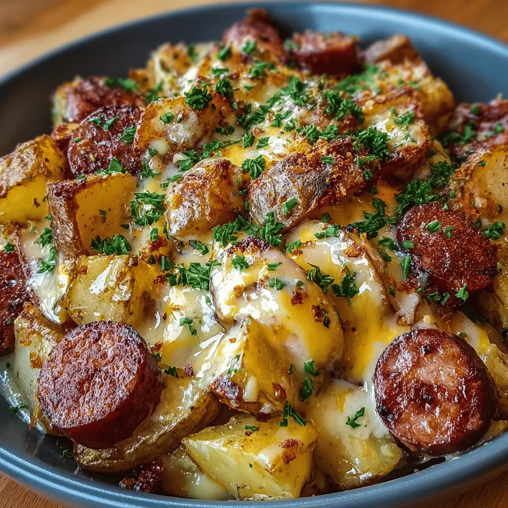Cheesy Ranch Potatoes and Smoked Sausage: Easy Family Comfort Food