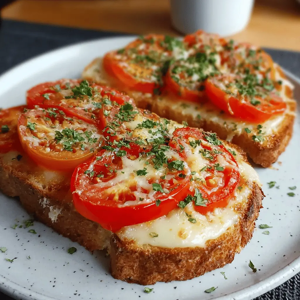Easy Cheese and Tomato Toast Recipe: A Quick Indulgence for Any Meal