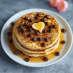 Fluffy Chocolate Chip Protein Pancakes (Without Banana!)
