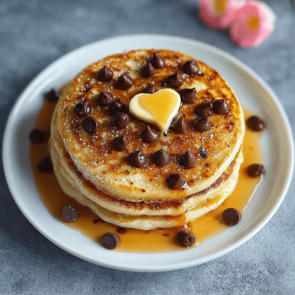 Fluffy Chocolate Chip Protein Pancakes: Easy Recipe, No Banana Needed