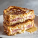 Monte Cristo Sandwich (Ham Cheese French Toast)