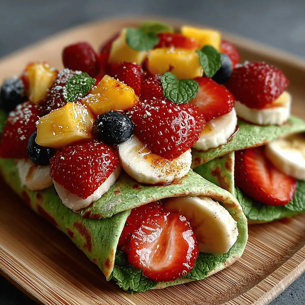Sweet and Spicy Fruit Wraps Recipe That Everyone Loves and Enjoys