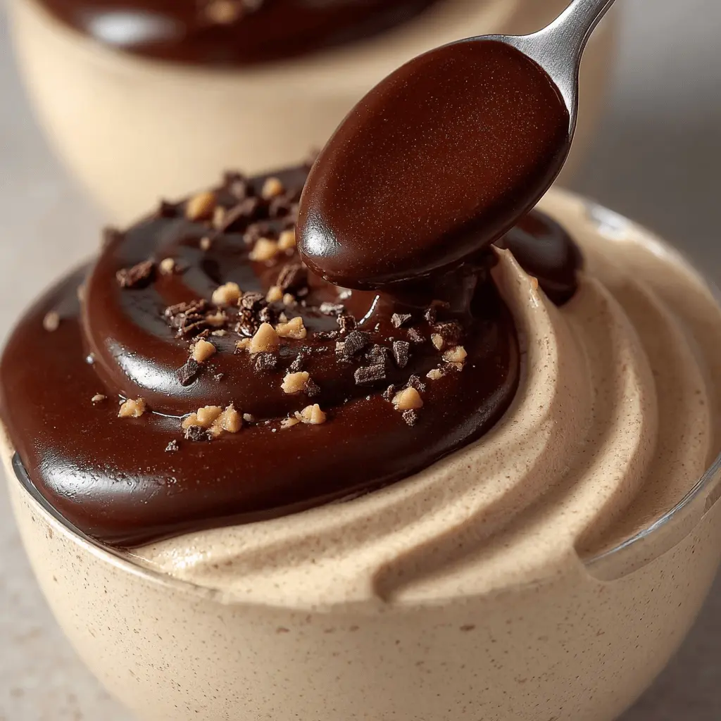 Vegan Peanut Butter Mousse: Indulgent Delight with Chocolate Ganache
