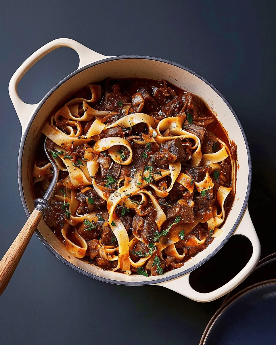 Short rib ragù with pappardelle: A Cozy, Indulgent Delight