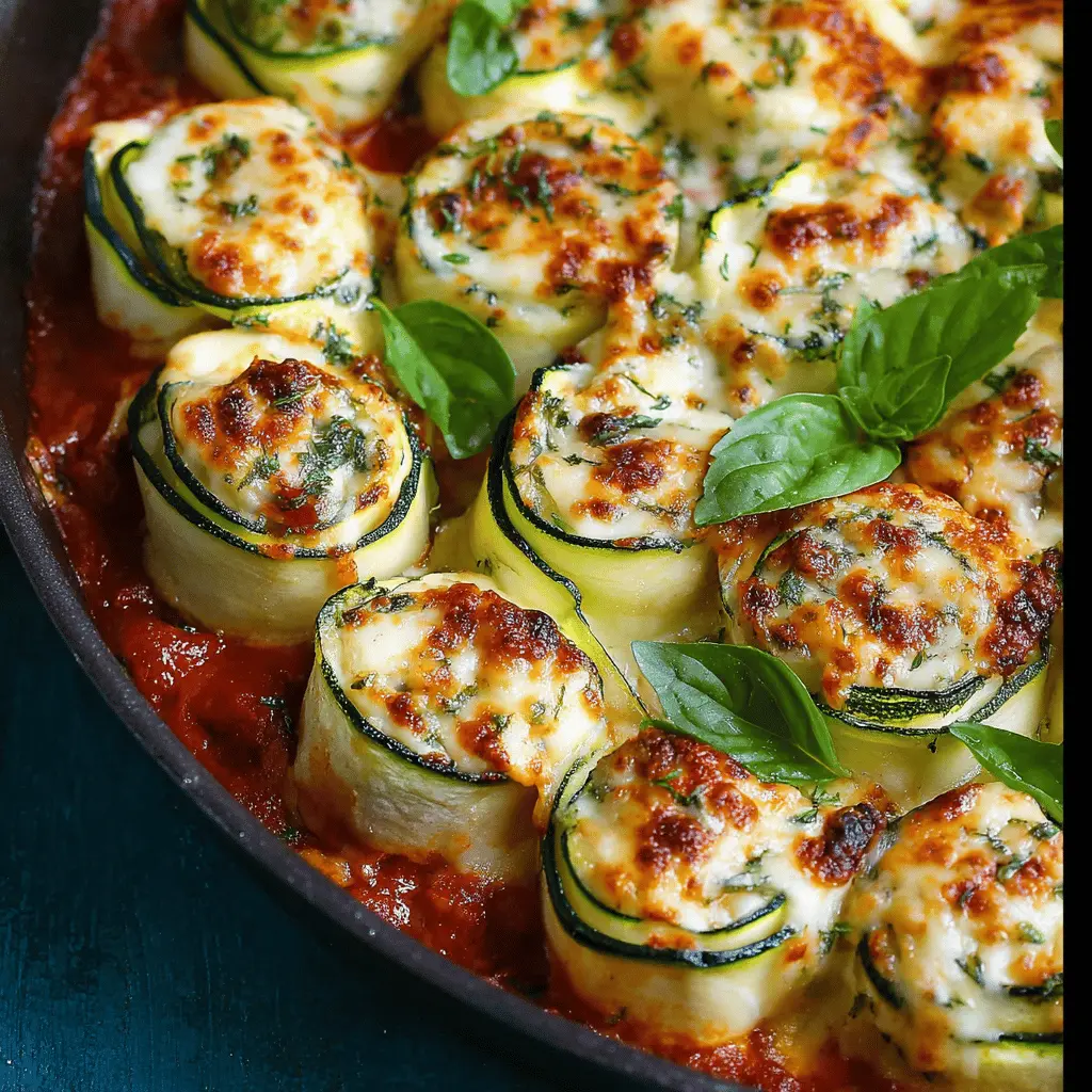 Zucchini Lasagna Roll Ups: Easy Comfort Food with Turkey Bacon