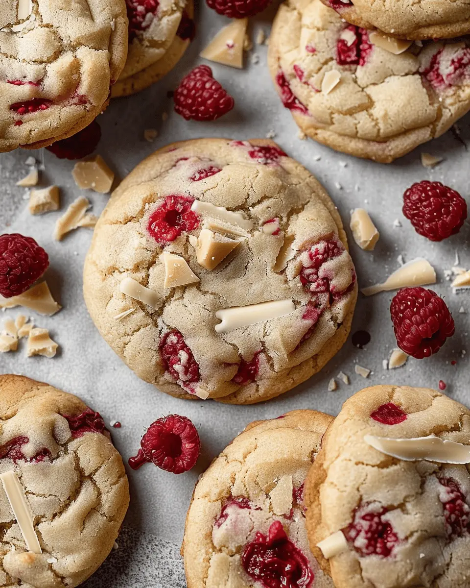 White Chocolate and Raspberry Cookies: Indulgent Sweet Treats at Home