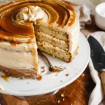 Salted Caramel Banana Cake