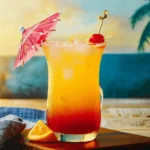 How to Make a Layered Malibu Sunset Cocktail
