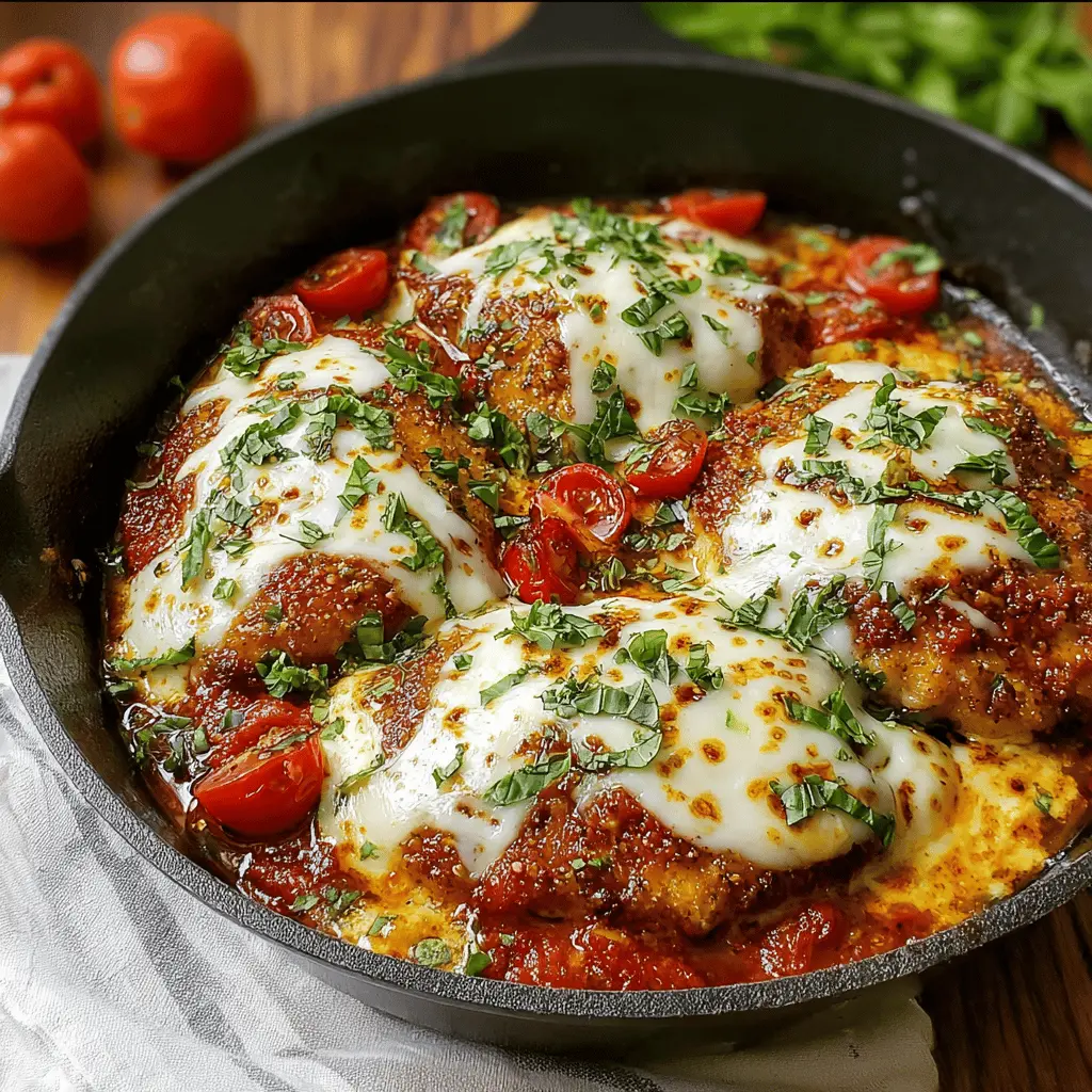 30-Minute Mozzarella Chicken Skillet: Easy & Flavorful Dinner
