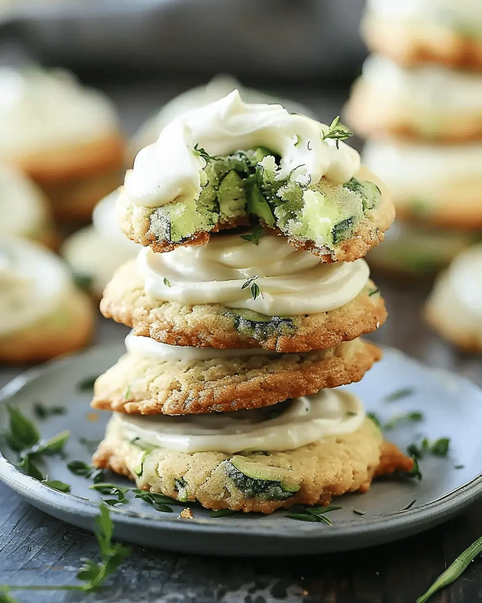 Zucchini Cookies with Cream Cheese Frosting Recipe: Indulgent and Easy Treats
