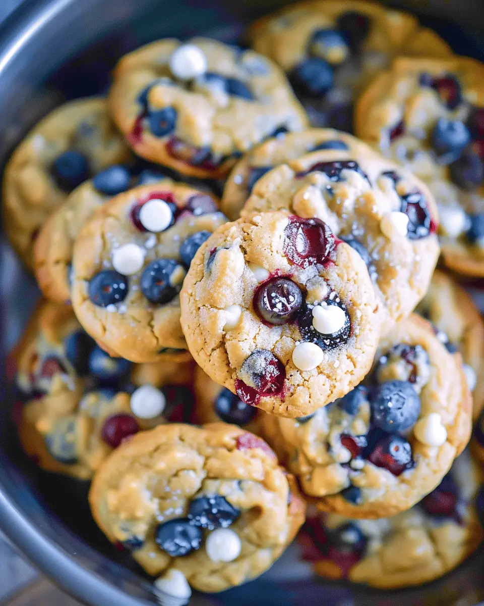 Yummy Blueberry White Chocolate Cookies: The Best Homemade Treat
