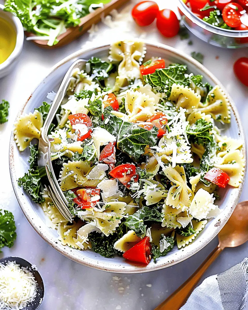 Kale Caesar Pasta Salad: A Delicious Twist with Turkey Bacon