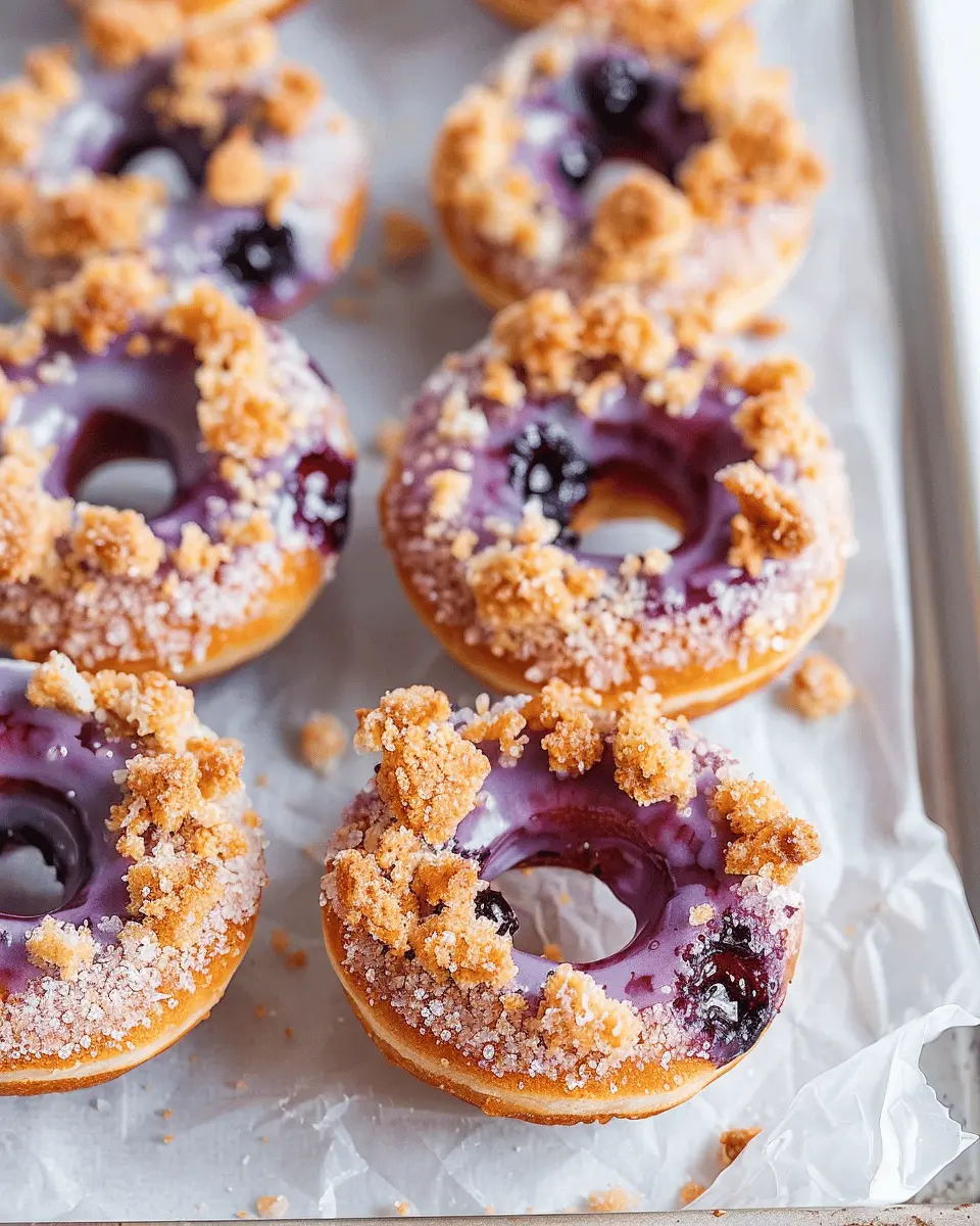 Baked Blueberry Streusel Donuts: Easy, Indulgent Breakfast Treats