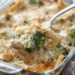 Chicken and Broccoli Alfredo Bake