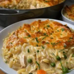 Creamy Chicken Pot Pie Orzo