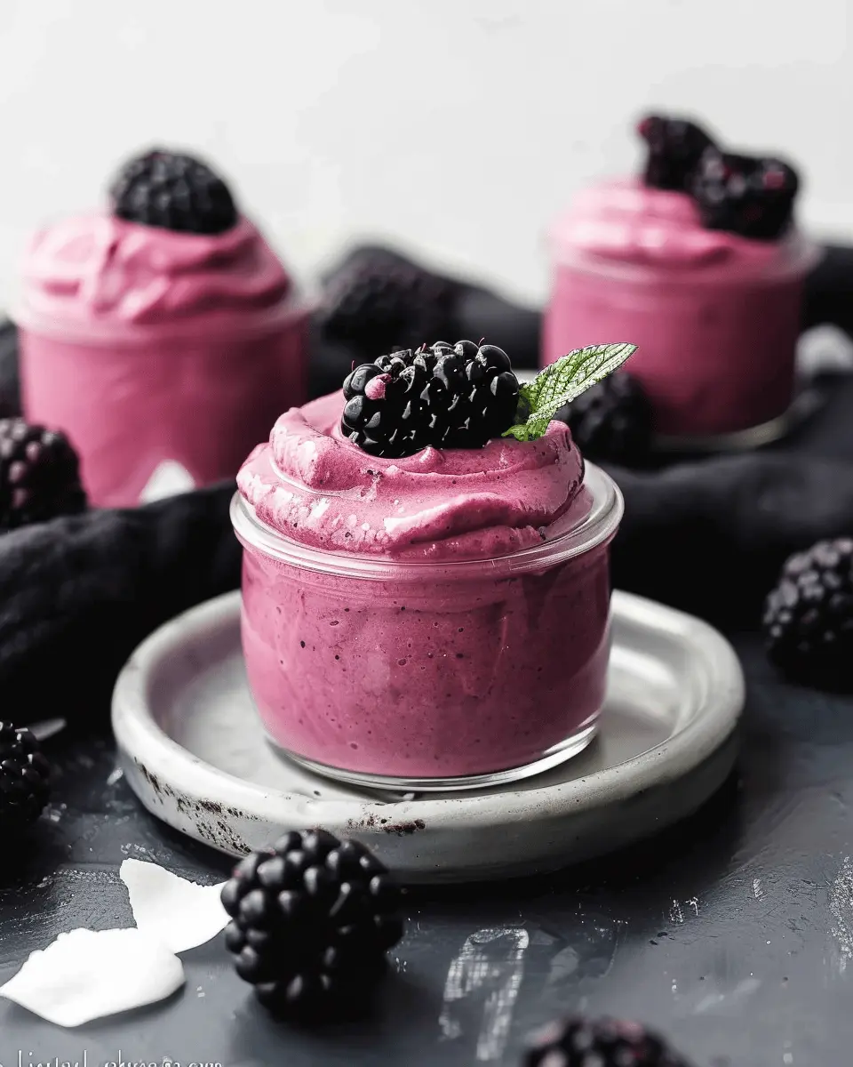 Dairy Free Blackberry Mousse: Easy and Indulgent Delight At Home