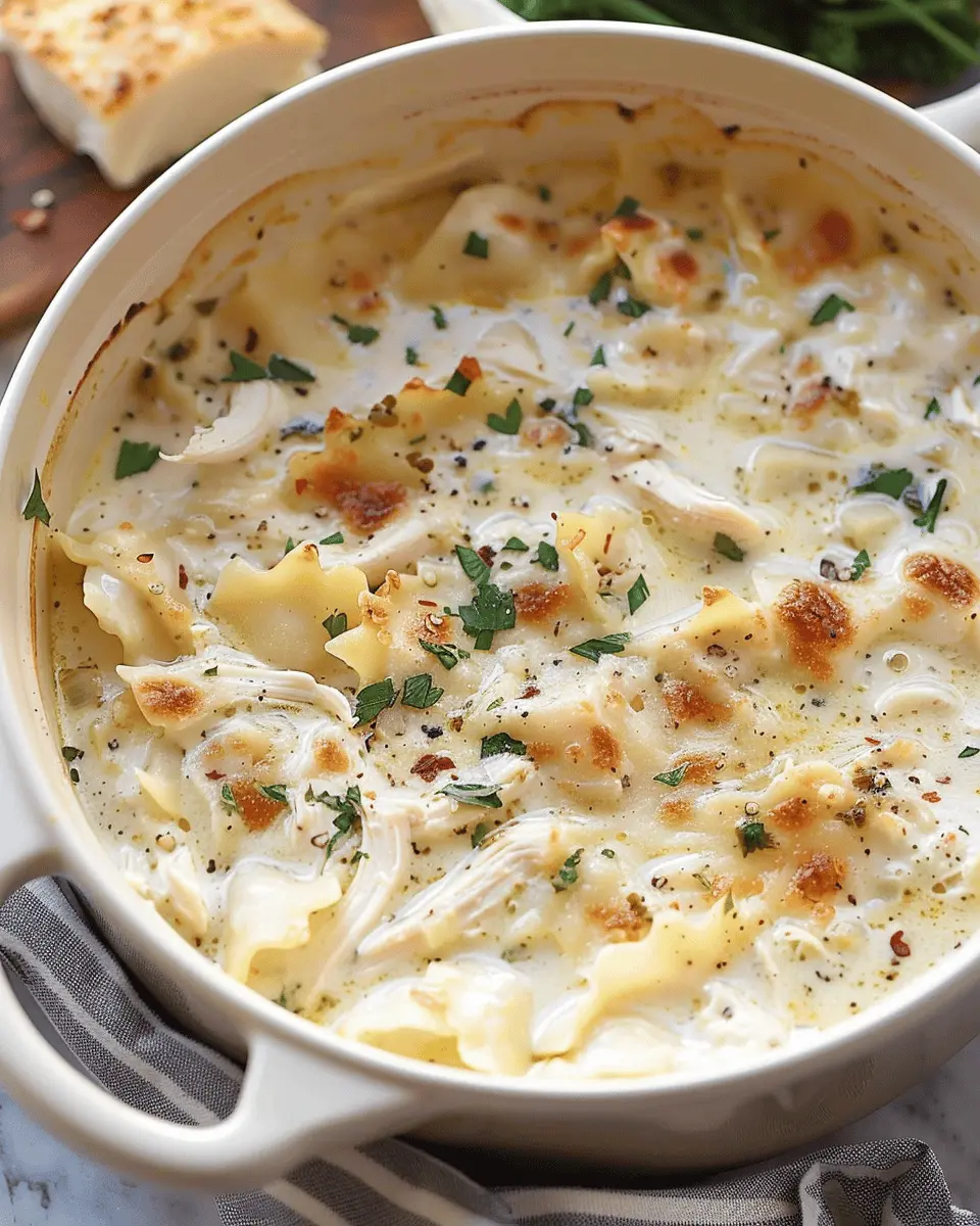 Delicious White Chicken Lasagna Soup: A Cozy Comfort Meal