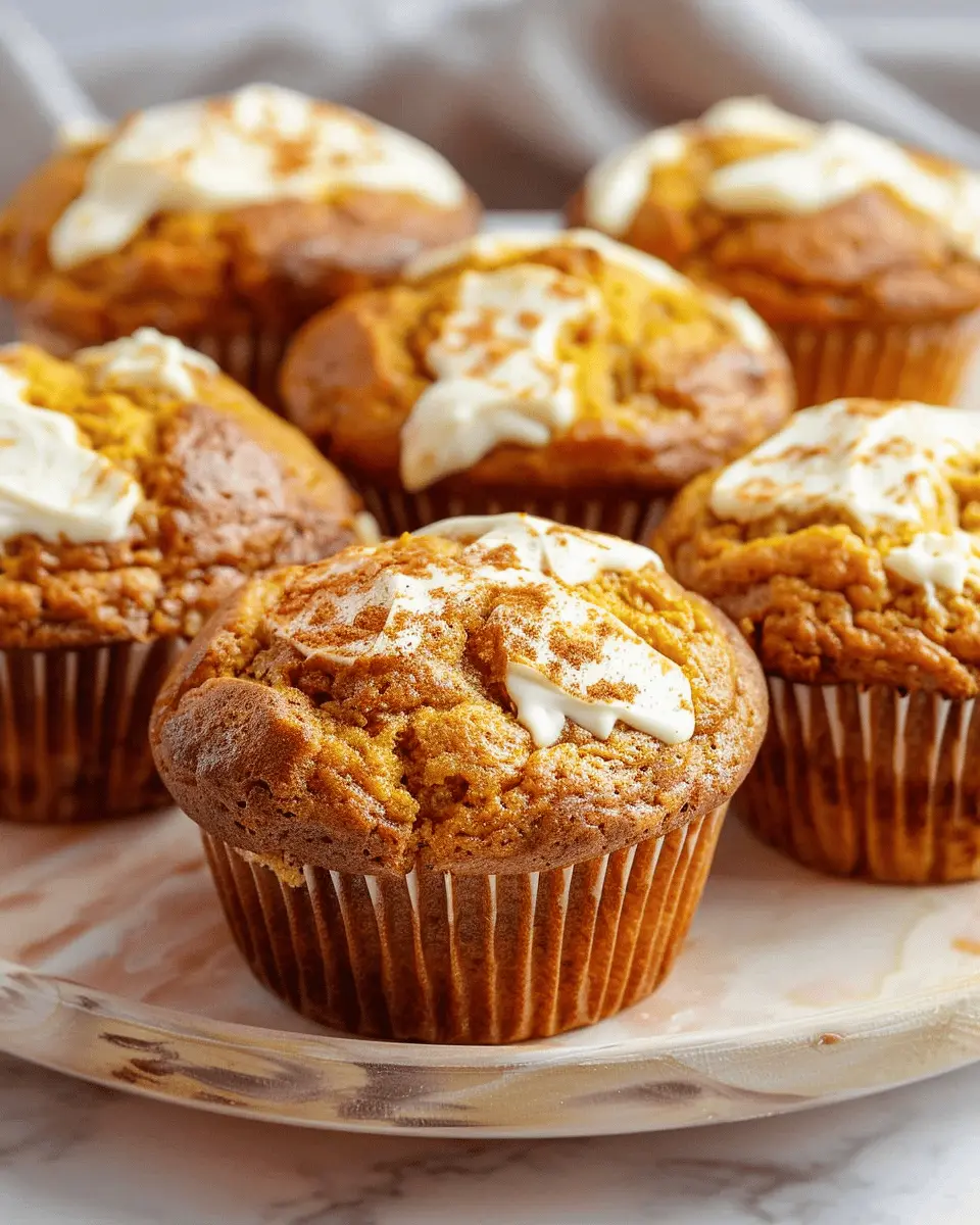 Simple Pumpkin Cream Cheese Muffins