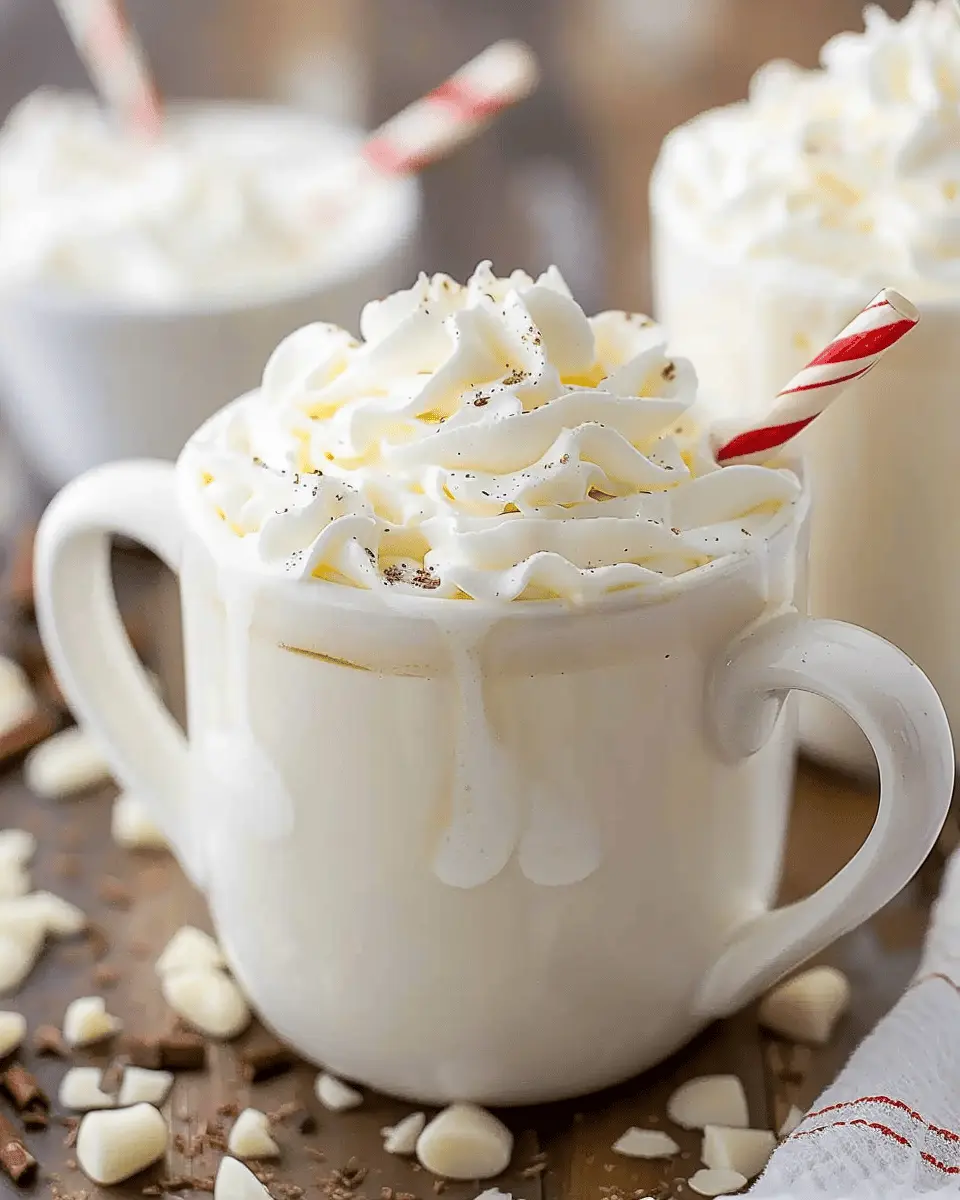 Slow Cooker White Hot Chocolate: Indulgent Comfort in a Cup