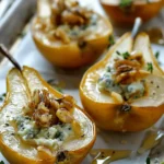Elegant Blue Cheese Stuffed Pears