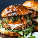 Apple Burgers with Butternut Squash