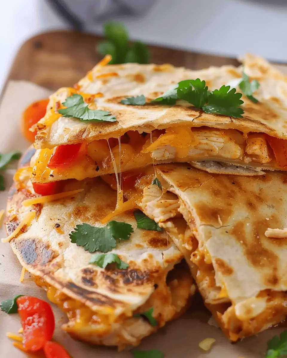 Chicken Quesadilla: Easy Recipe for Juicy Flavorful Comfort