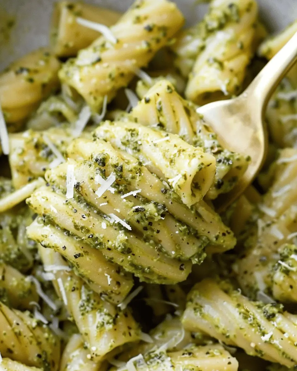 Easy Pesto Pasta: A Flavorful Twist with Turkey Bacon and Chicken Ham
