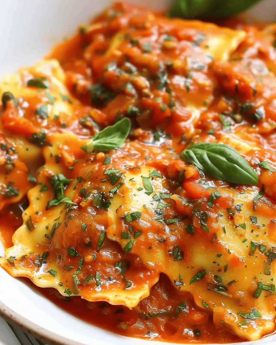 Easy Ravioli Sauce: A Flavorful Twist with Turkey Bacon and Chicken Ham