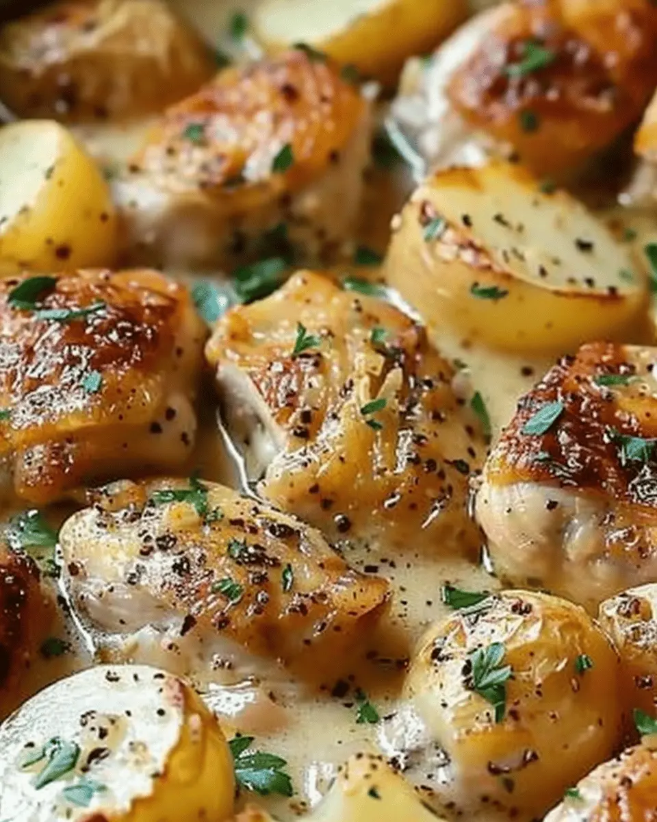 Garlic Parmesan Crockpot Chicken and Potatoes: The Easy Comfort Dish