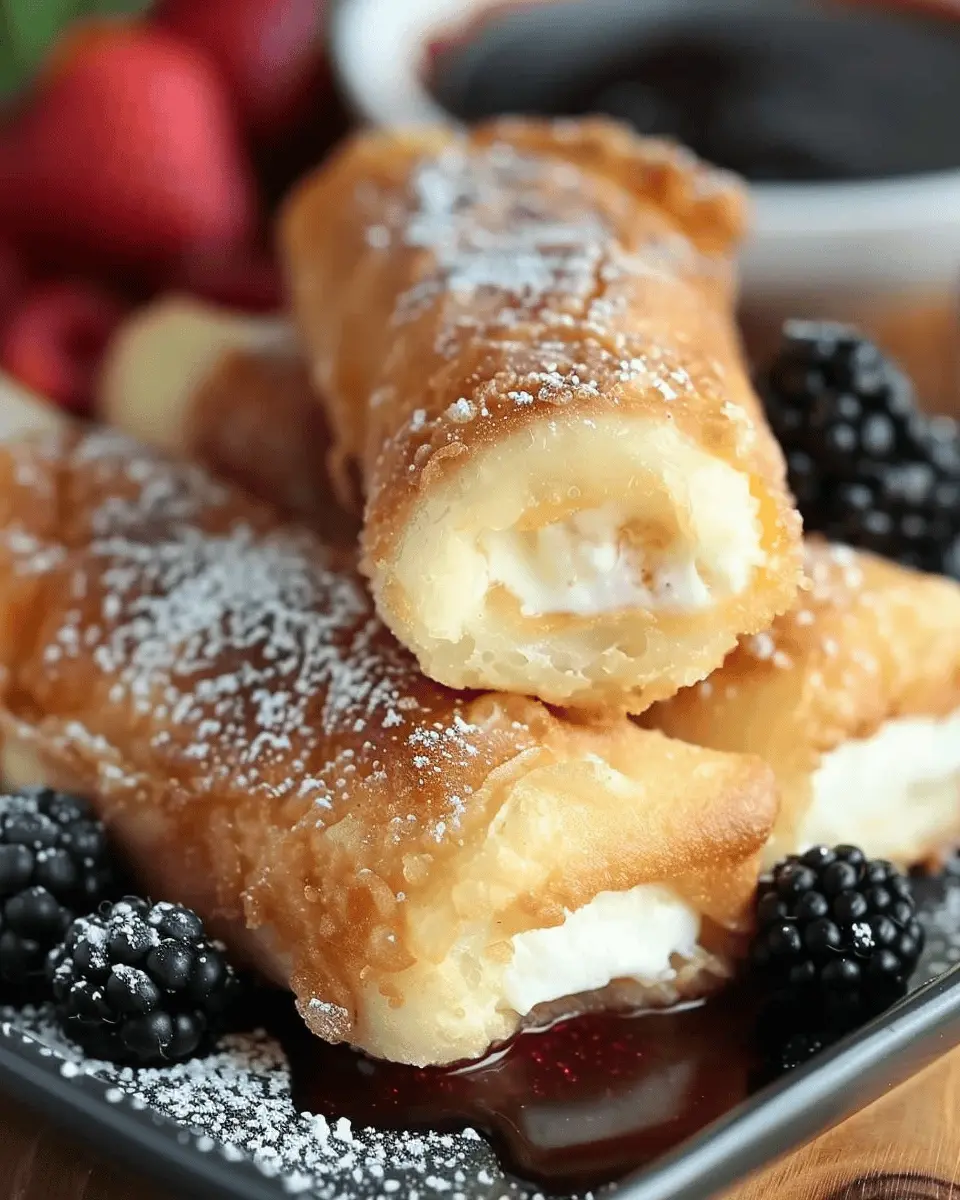 Fried Cheesecake Rolls Recipe: Indulgent Treats with a Twist