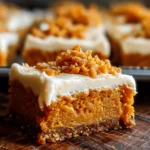 Old Fashioned Pumpkin Bars with Cream Cheese Frosting