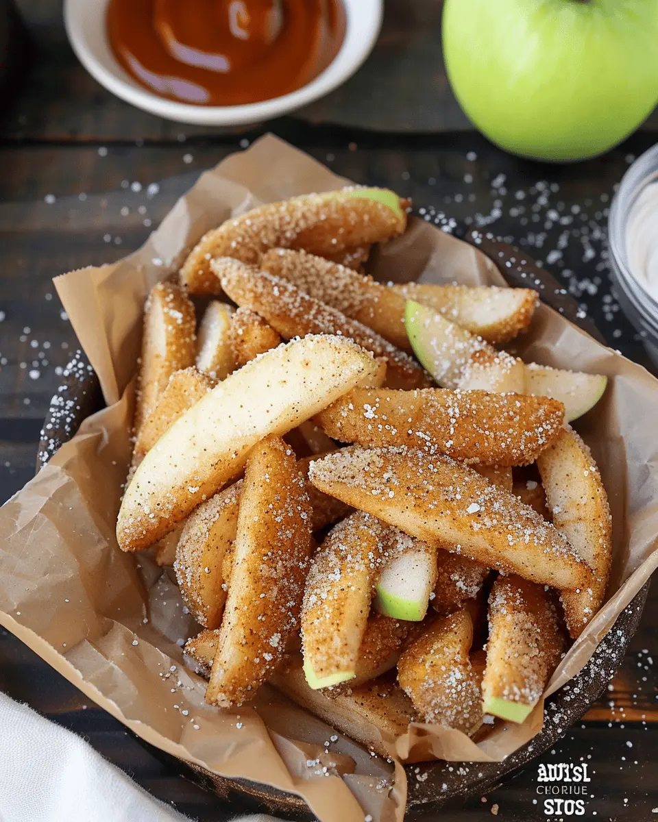 Apple Fries: Easy and Irresistible with a Touch of Cinnamon