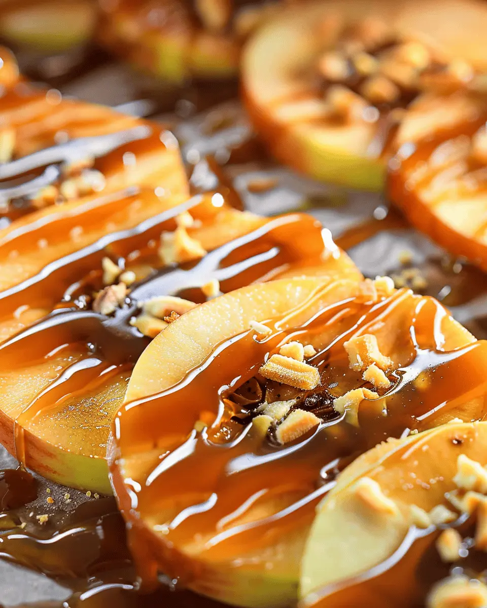 Caramel Apple Slices: Easy Indulgence for Fall Treats