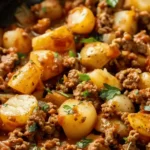 Easy Ground Turkey with Potatoes