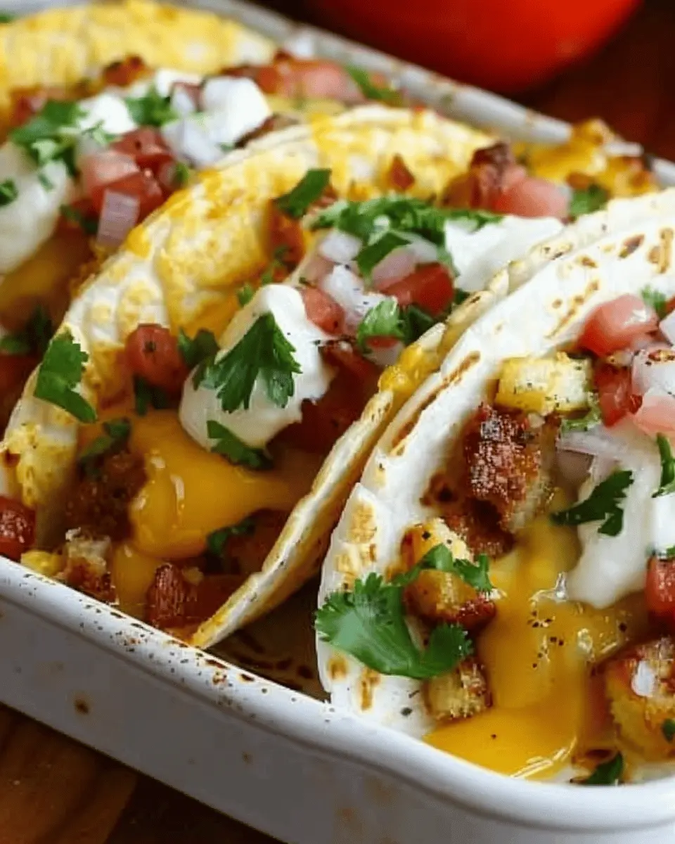 Simple Baked Breakfast Tacos: The Easy Recipe Your Family Will Love