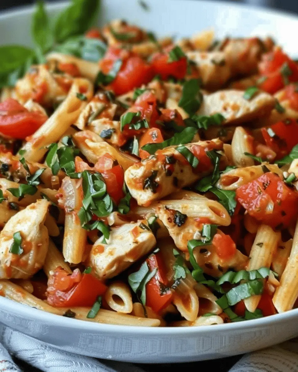 Perfect Bruschetta Chicken Pasta: Easy, Flavorful Comfort Dish
