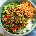 Ground Turkey Teriyaki Rice Bowl