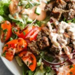 Burger Salad with Special Sauce – Easy and Healthy Dinner