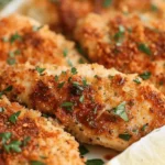 Crispy Garlic Parmesan Baked Chicken