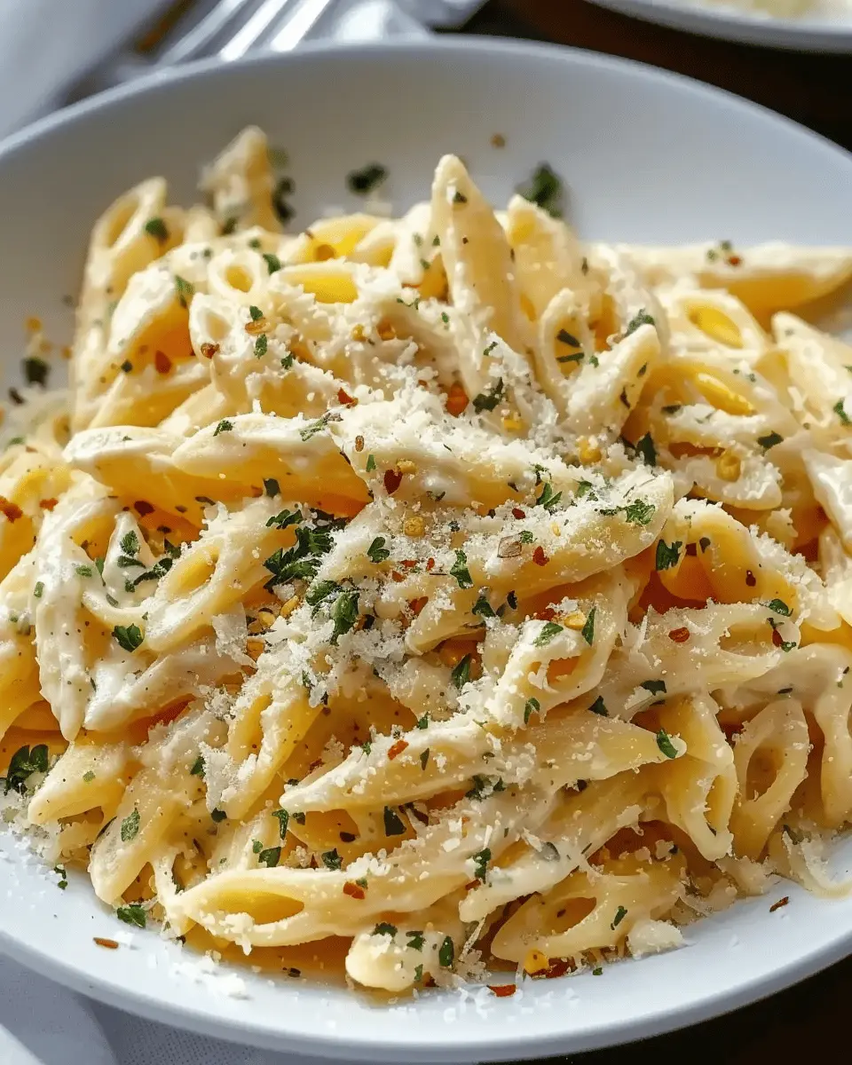 One Pot Creamy Garlic Pasta with Turkey Bacon in Just 20 Minutes