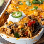 Ground Turkey Taco Casserole