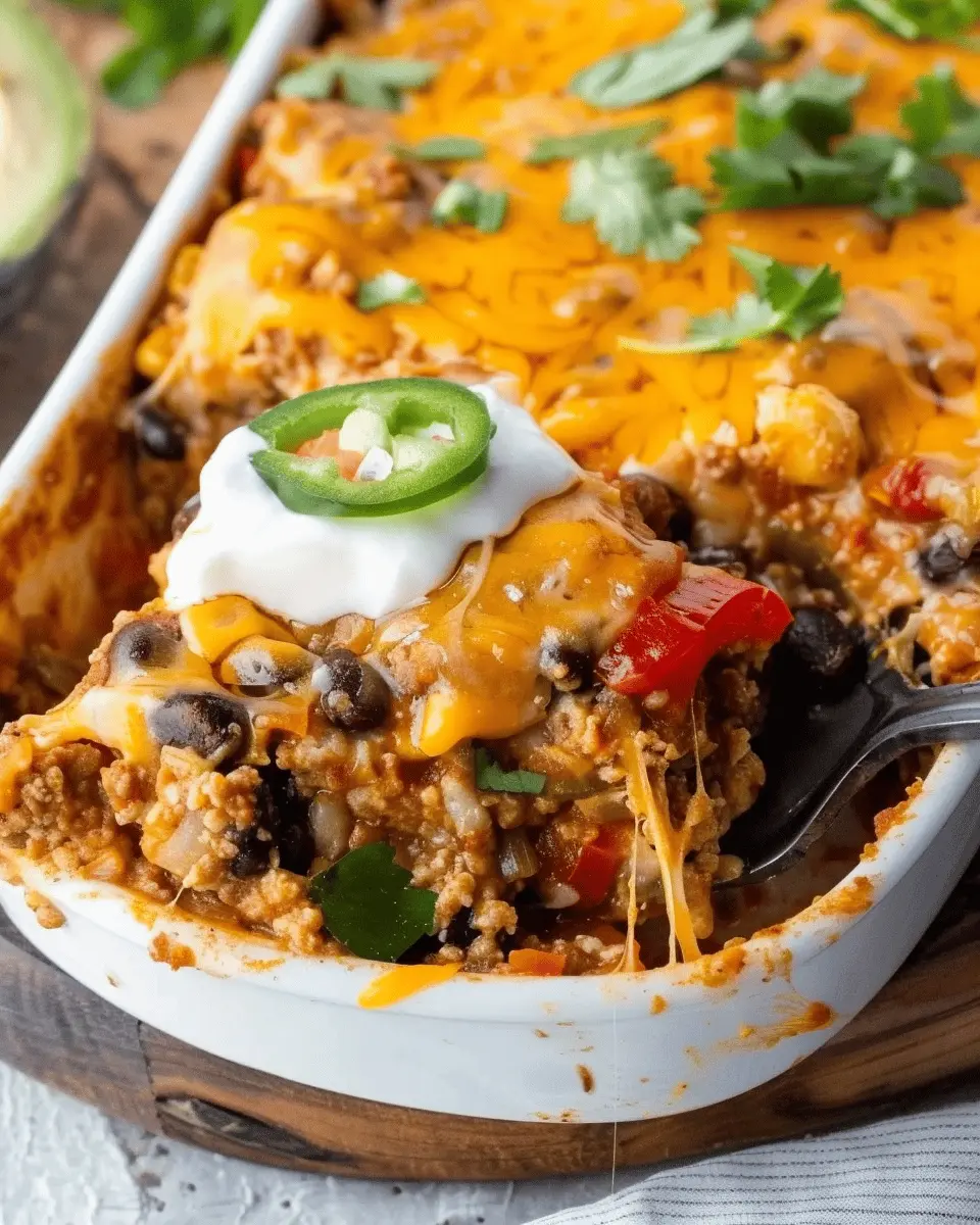 Ground Turkey Taco Casserole: Easy, Flavorful Comfort Food
