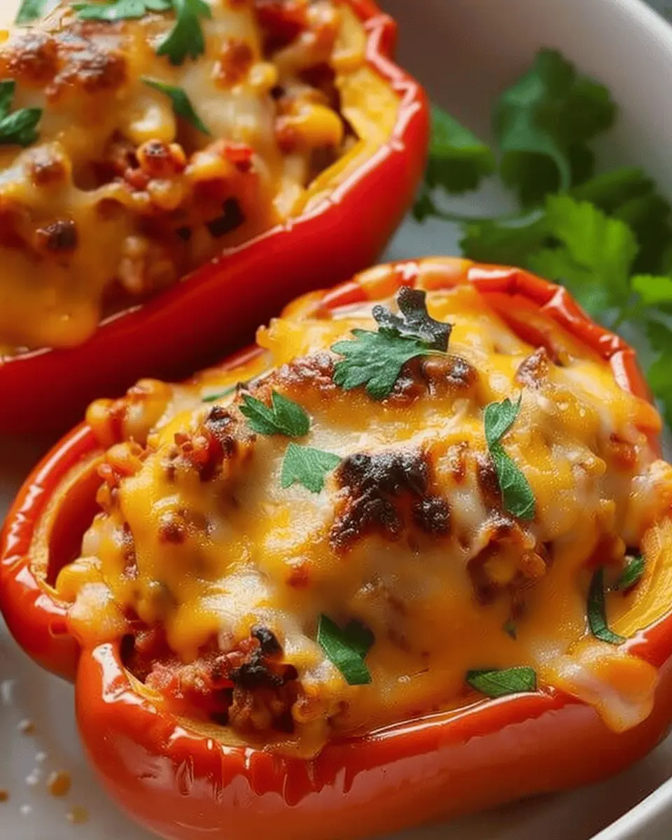 Mexican Stuffed Peppers: Easy Turkey Bacon and Beef Delight